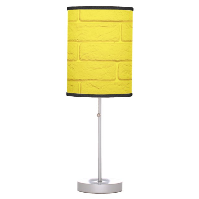 yellow brick wall table lamp (Front)