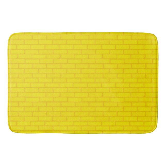 Yellow Bricks Bath Mat (Front)