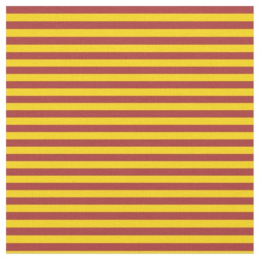 Yellow & Brown Colored Lined Pattern Fabric