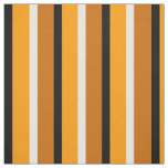 Yellow Brown Orange Stripes Pattern Design Fabric