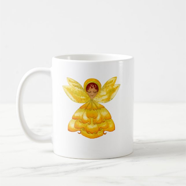 Yellow Bud Pixie Mug (Left)