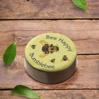 Yellow Bumblebees Bee Happy Chocolate Covered Oreo