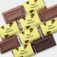 Yellow Bumblebees Bee Happy Hershey's Miniatures
