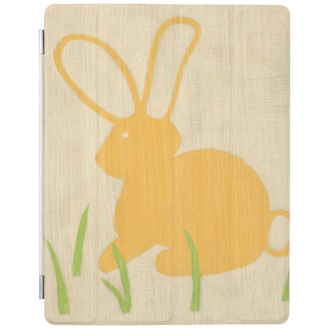 Yellow Bunny and Green Grass by Chariklia Zarris iPad Smart Cover (Front)