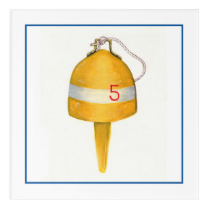 Yellow Buoy Acrylic Print