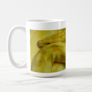 Yellow Burmese Python Coffee Mug