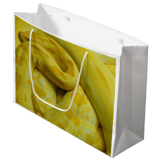 Yellow Burmese Python Large Gift Bag