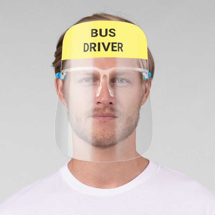 YELLOW BUS DRIVER CAP SHIELD | Zazzle.com