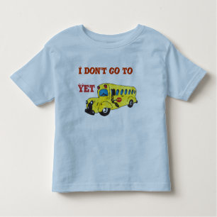 YELLOW BUS PIC TODDLER T-SHIRT