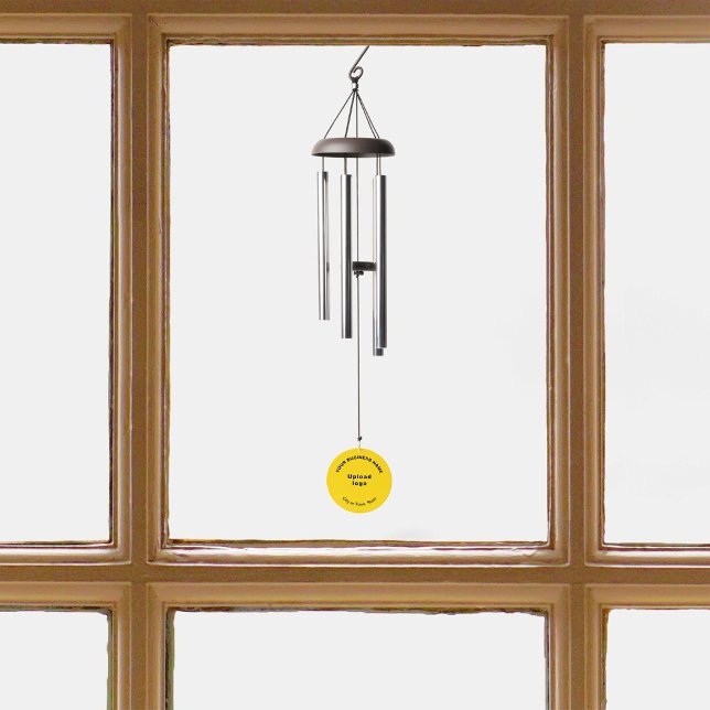 Yellow Business Brand on Wind Chime (Yellow business brand on wind chime)