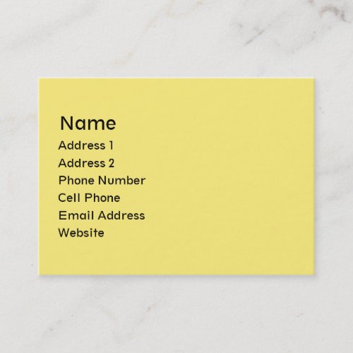 yellow business cards