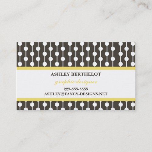 Yellow Business Card Templates