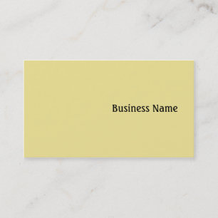 Yellow Business Card