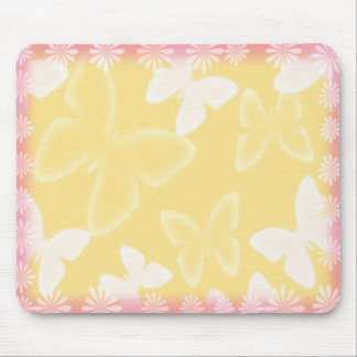 Yellow Butterflies Mousepad