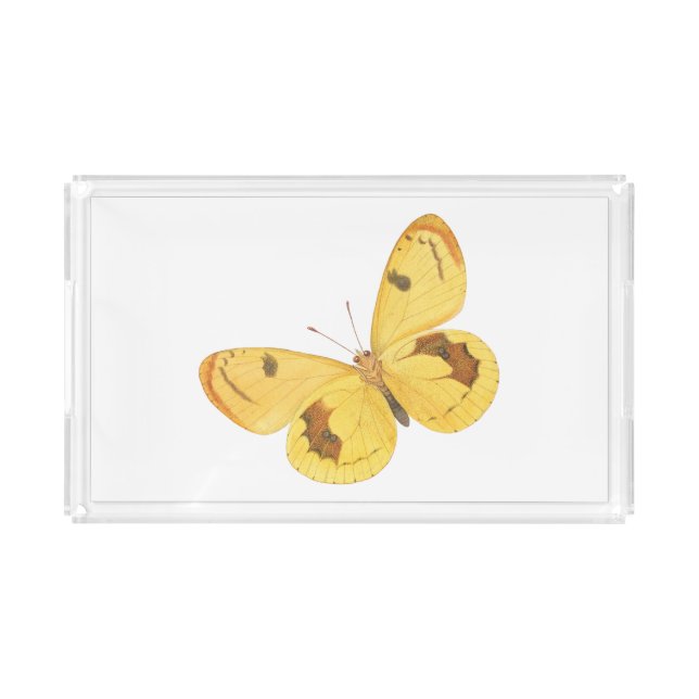Yellow Butterflies - Vanity Tray (Front)