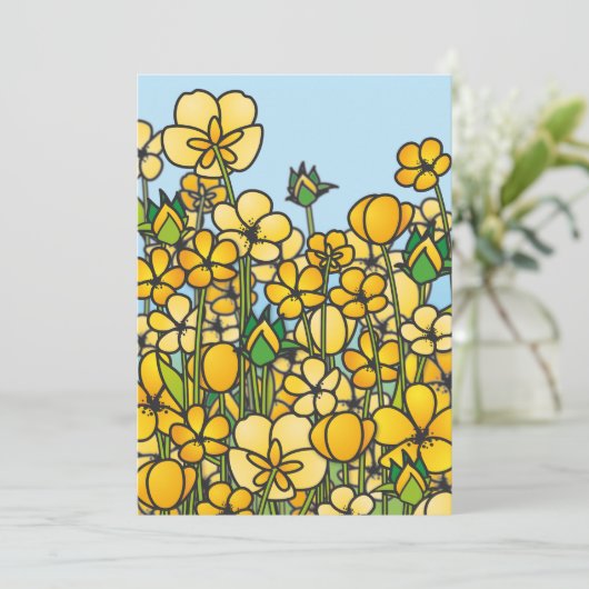 Yellow Butterflowers (Standing Front)