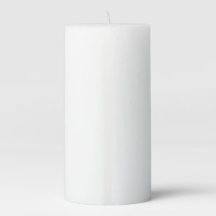 Yellow Butterfly - Affirmation White Pillar Candle