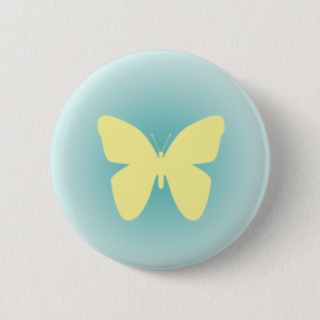 Yellow Butterfly Button (Front)