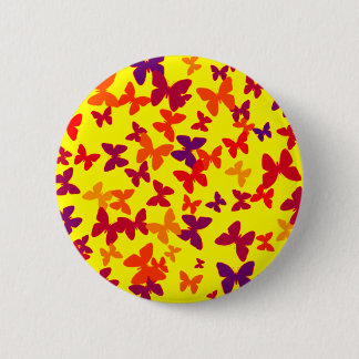 Yellow Butterfly Button