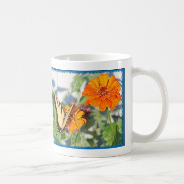 yellow butterfly coffee mug (Right)