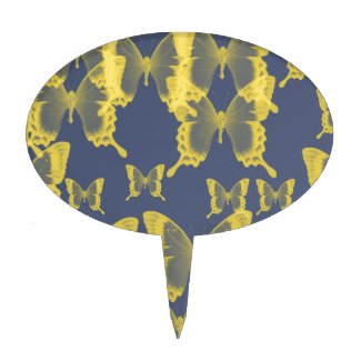 yellow butterfly in beautiful paradise