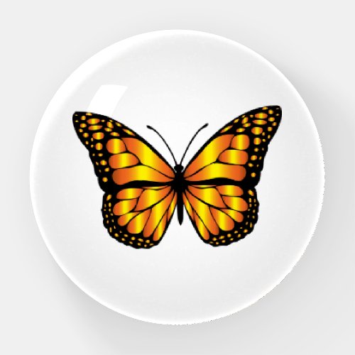 Yellow Butterfly Paperweight