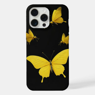 yellow butterfly Phone Case for iphone15 pro max