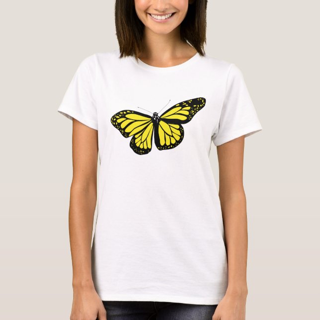 Yellow Butterfly T-Shirt (Front)