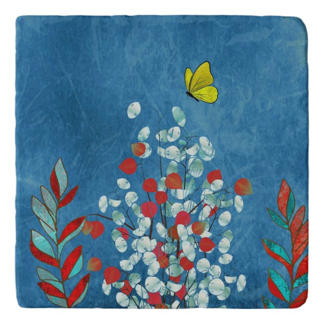 Yellow Butterfly Trivet (Front)