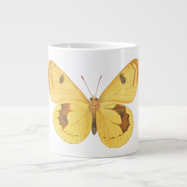 Yellow Butterfly - Vintage Fine Art Mug