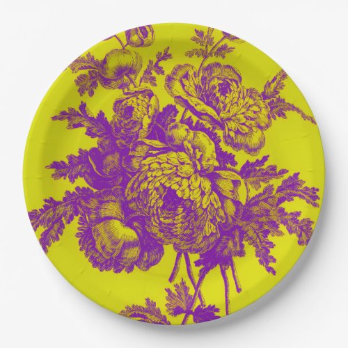 YELLOW C PAPER PLATES