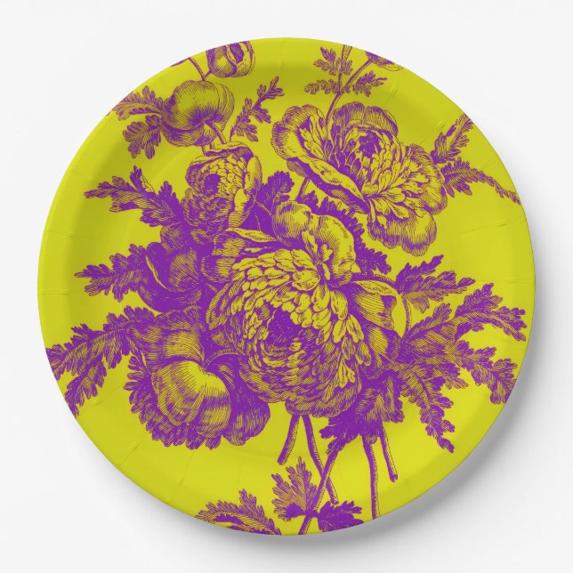 YELLOW C PAPER PLATES (Front)