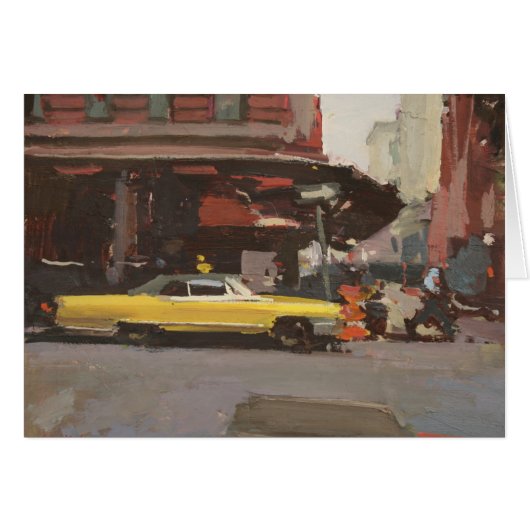 Yellow Cadillac 2012 Cards (Front Horizontal)