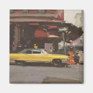 Yellow Cadillac 2012 Magnet