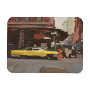 Yellow Cadillac 2012 Magnet
