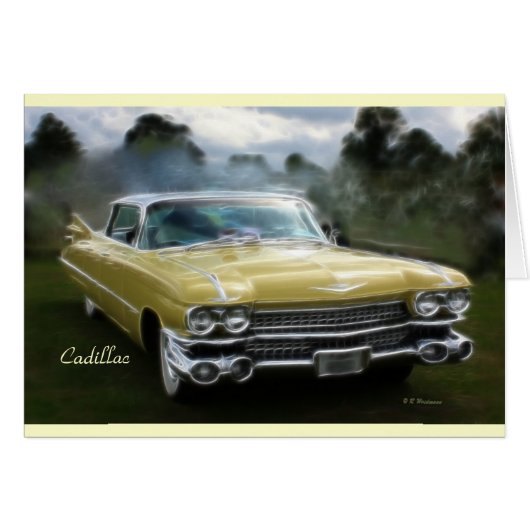 Yellow Cadillac Cards (Front Horizontal)