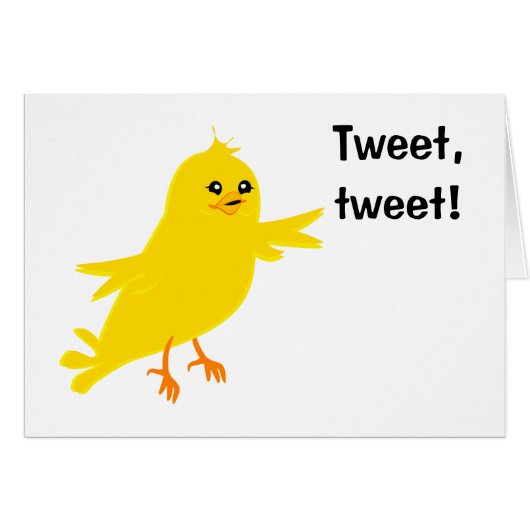 Yellow Canary Cards (Front Horizontal)
