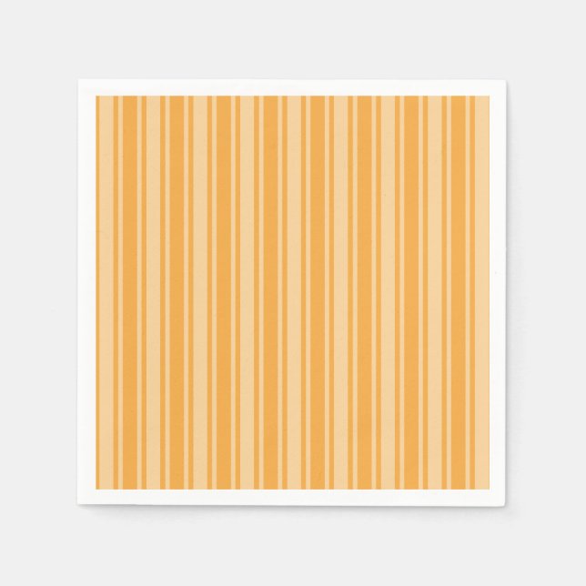 Yellow candy stripes napkins (Front)