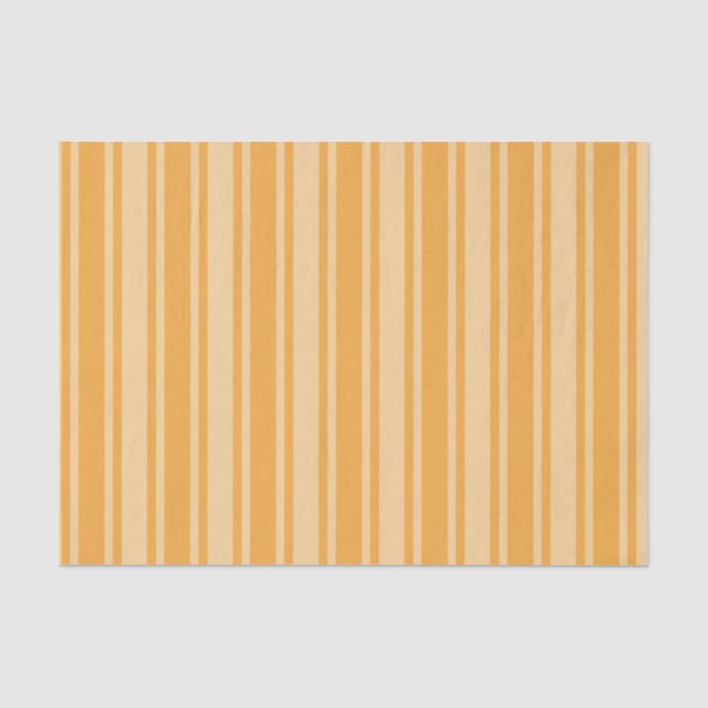 Yellow candy stripes tissue paper (Front)