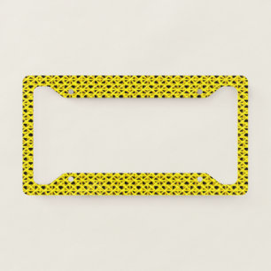 Yellow Cane License Plate Frame