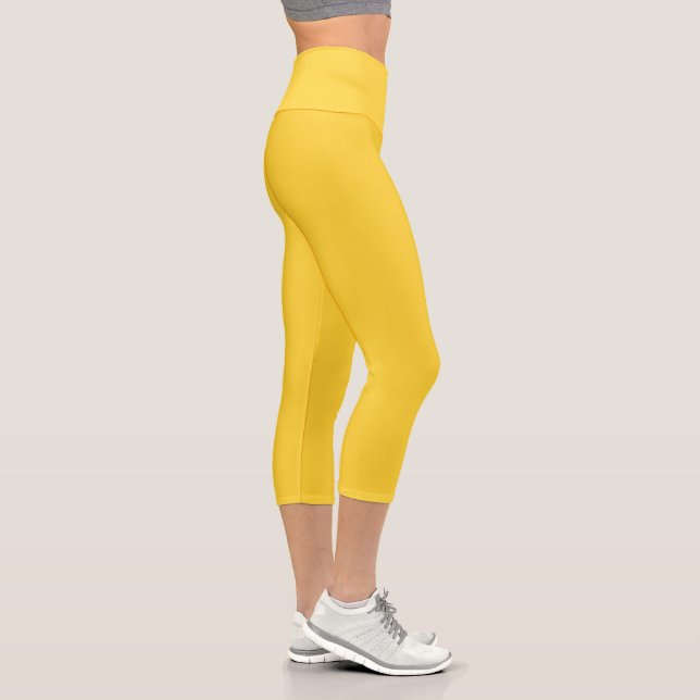 Yellow Capri Leggings (Right)