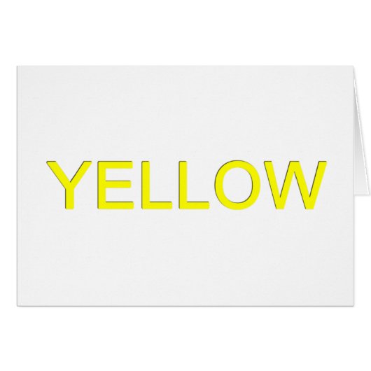 Yellow Cards (Front Horizontal)