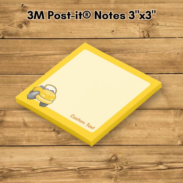Yellow Cartoon Car Post-it Notes (Creator Uploaded)