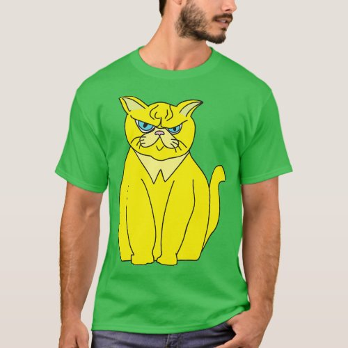 Yellow cat 1 T_Shirt