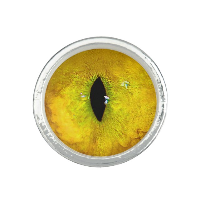 Yellow Cat Eye Ring (Front)