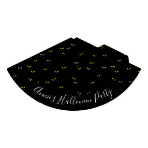 Yellow Cat Eyes on Black Best Halloween Party Hat
