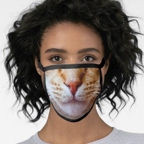 Yellow Cat Face Mask