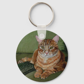 Yellow Cat Keychain