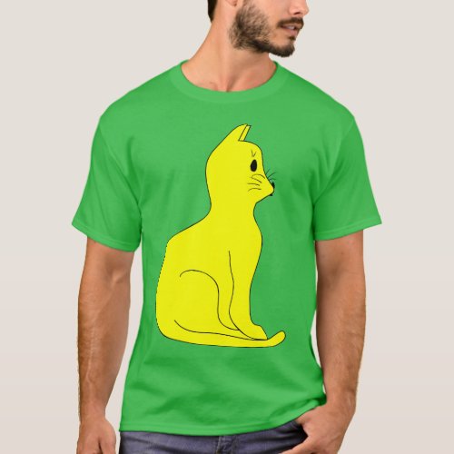 Yellow cat T_Shirt
