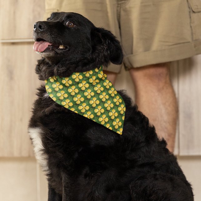 Yellow Celandine Poppy Floral Bandana (In Situ)